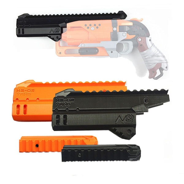 Maliang 3D Printed Black Barrel Rail Shoulder Stock Combo 4 Items S2 Style kits popular for Nerf STRYFE