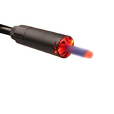 Plastic flash decorative Cap 155mm Barrel Extension Tube with Red Flame Effect for nerf blaster glow in the dark darts toy