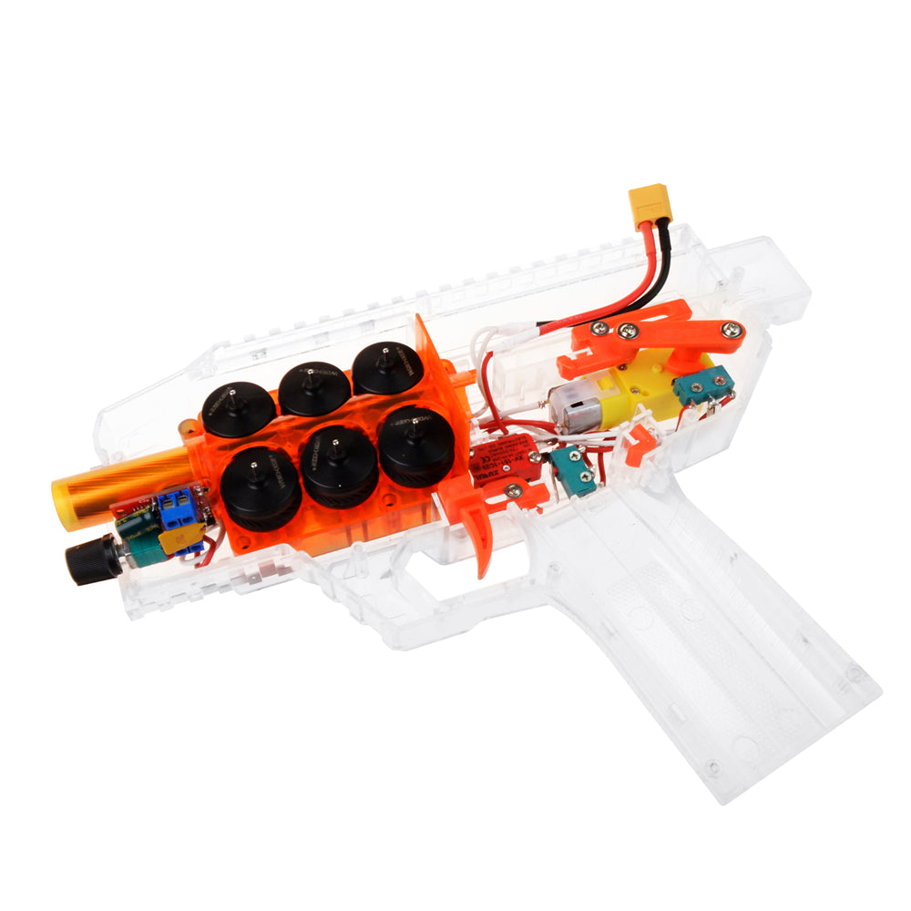 WORKER Phoenix 2.0 Blaster , Automatic Short Dart Full Mod Set for Nerf  Orange