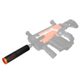 Worker Mod Suppressor Muzzle Screw Fast Connection Metal Black for Barrel Tube Nerf Modify Toy - worker nerf