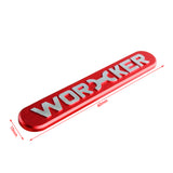 WORKER lOGO Nameplate Sticker Metal Blaster Decoration Part - worker nerf